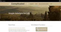 Desktop Screenshot of lesscomplicated.net